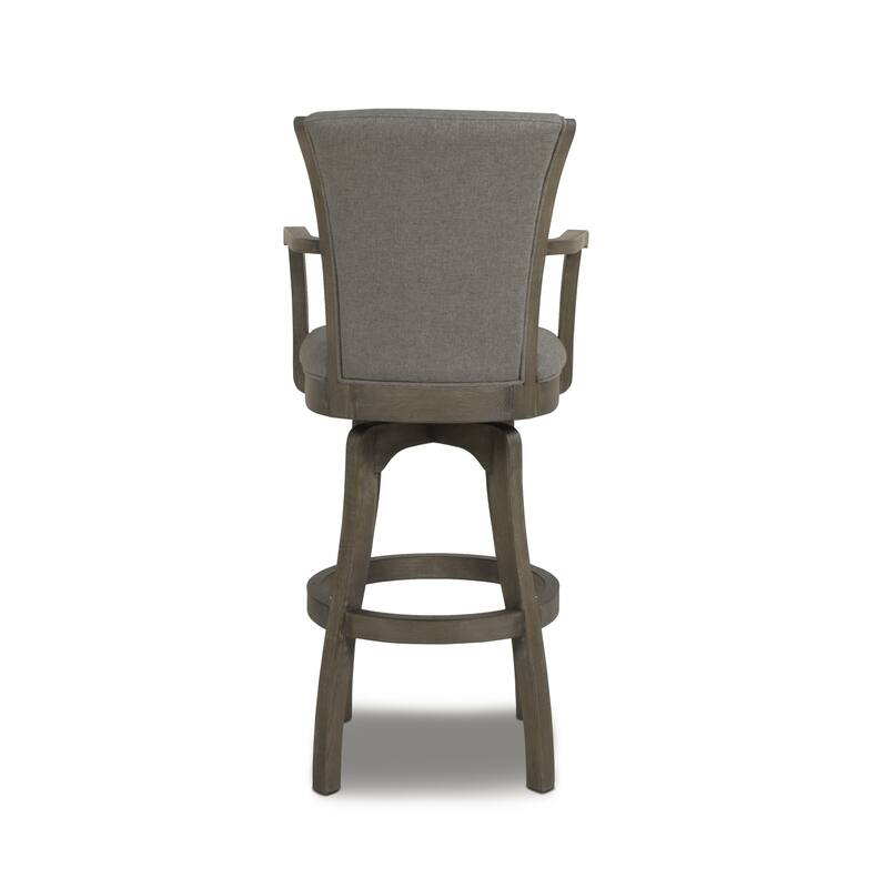 Swivel Bar Stool with Armrests