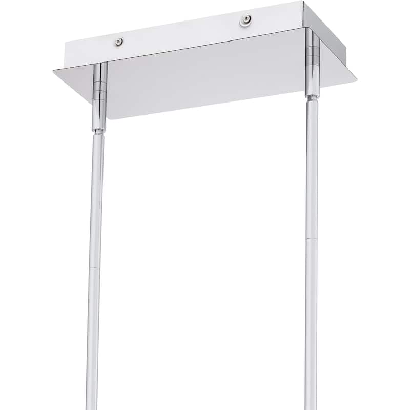 Dazzle Integrated LED Polished Chrome Island Light