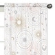 preview thumbnail 3 of 3, Sweet Jojo Designs Pink, Gold and Grey Star and Moon Celestial Collection 84-inch Window Treatment Curtain Panel Pair