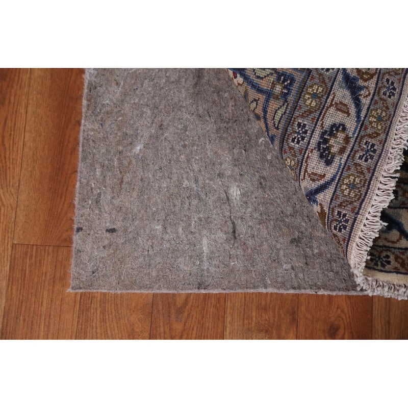 Kashan Persian Traditional Floral Area Rug Hand-knotted Wool Carpet - 9'8" x 12'8"