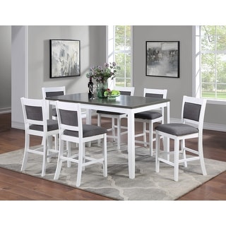 Vilo Home Coastal Porto 7 Piece Pub Height Dining Set 7 Piece Set Bed Bath Beyond 38456038
