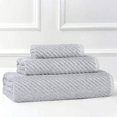 Superior Amelia Viscose Cotton Blend 3 Piece Towel Set
