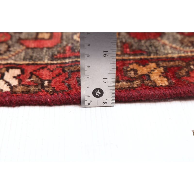 ECARPETGALLERY Hand-knotted Antalya Vintage Dark Red Wool Rug - 4'2 x 6'2