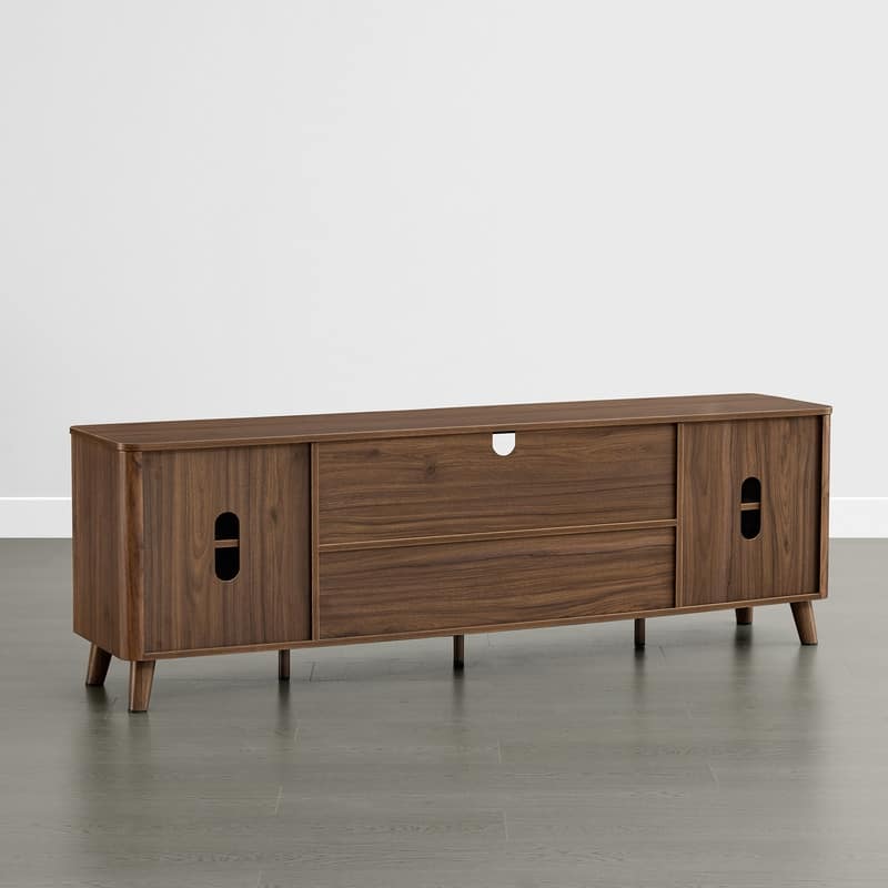 Spruce & Spring 70" TV Stand Modern Entertainment Center for TVs up to 80"