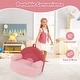 preview thumbnail 8 of 8, Gymax Kids Couch Toddler Foam Sofa w/ Soft & Machine-Washable Teddy