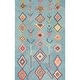 preview thumbnail 28 of 43, Nuloom Hand Tufted Wool Moroccan Triangle Rug