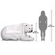 preview thumbnail 7 of 5, Design Toscano 'Brawny' Polar Bear Bench Christmas Sculpture