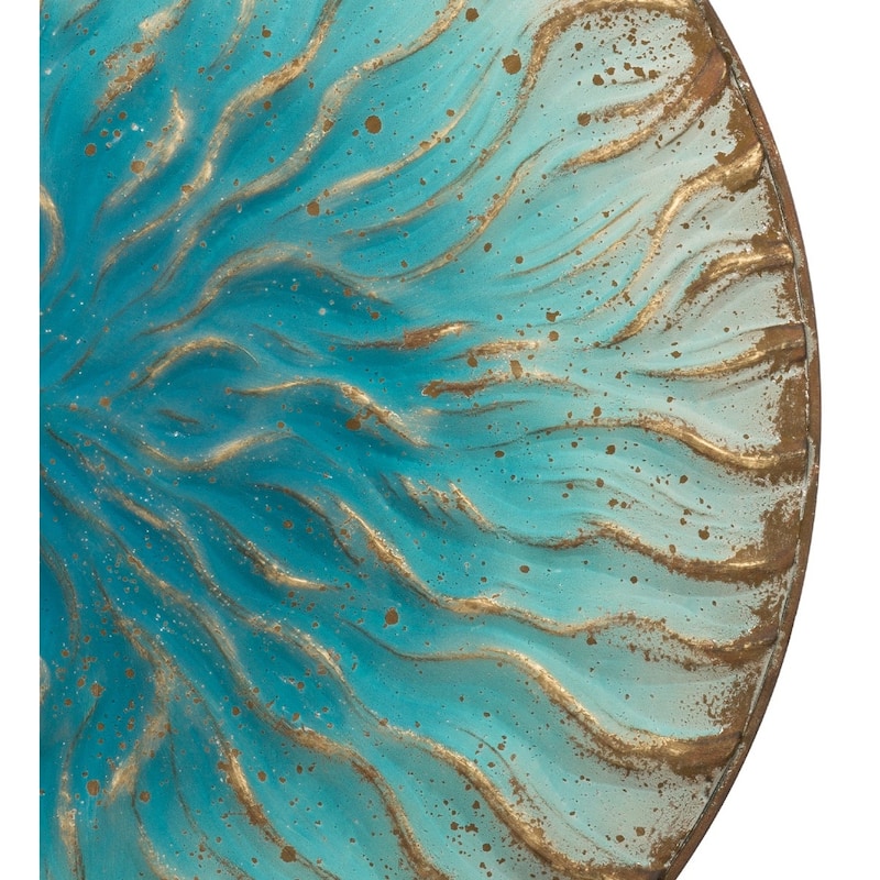 Blue Wave Wall Decor 36