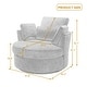 preview thumbnail 14 of 60, Upholstered Accent Swivel Barrel Armchair Club Chair with Pillows