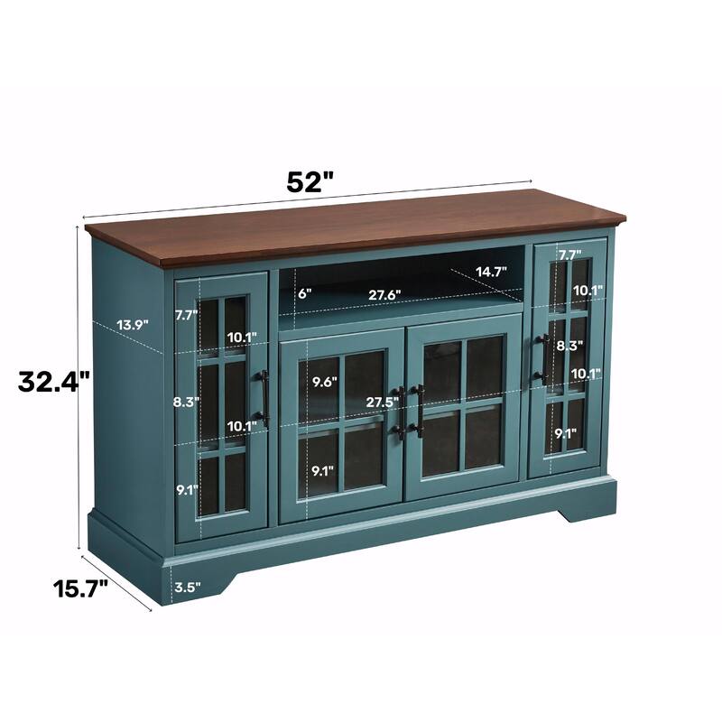 Sideboard Buffet Table with 2 Doors