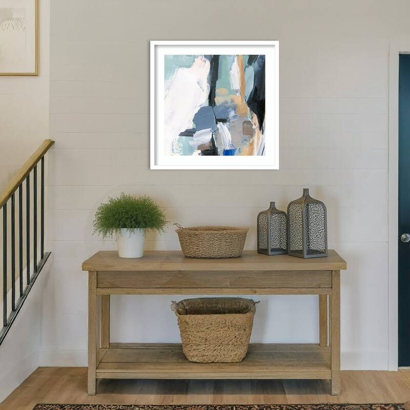 Whispers of Colorful Tranquility I by Hannah Dawson Wood Framed Wall Art Print