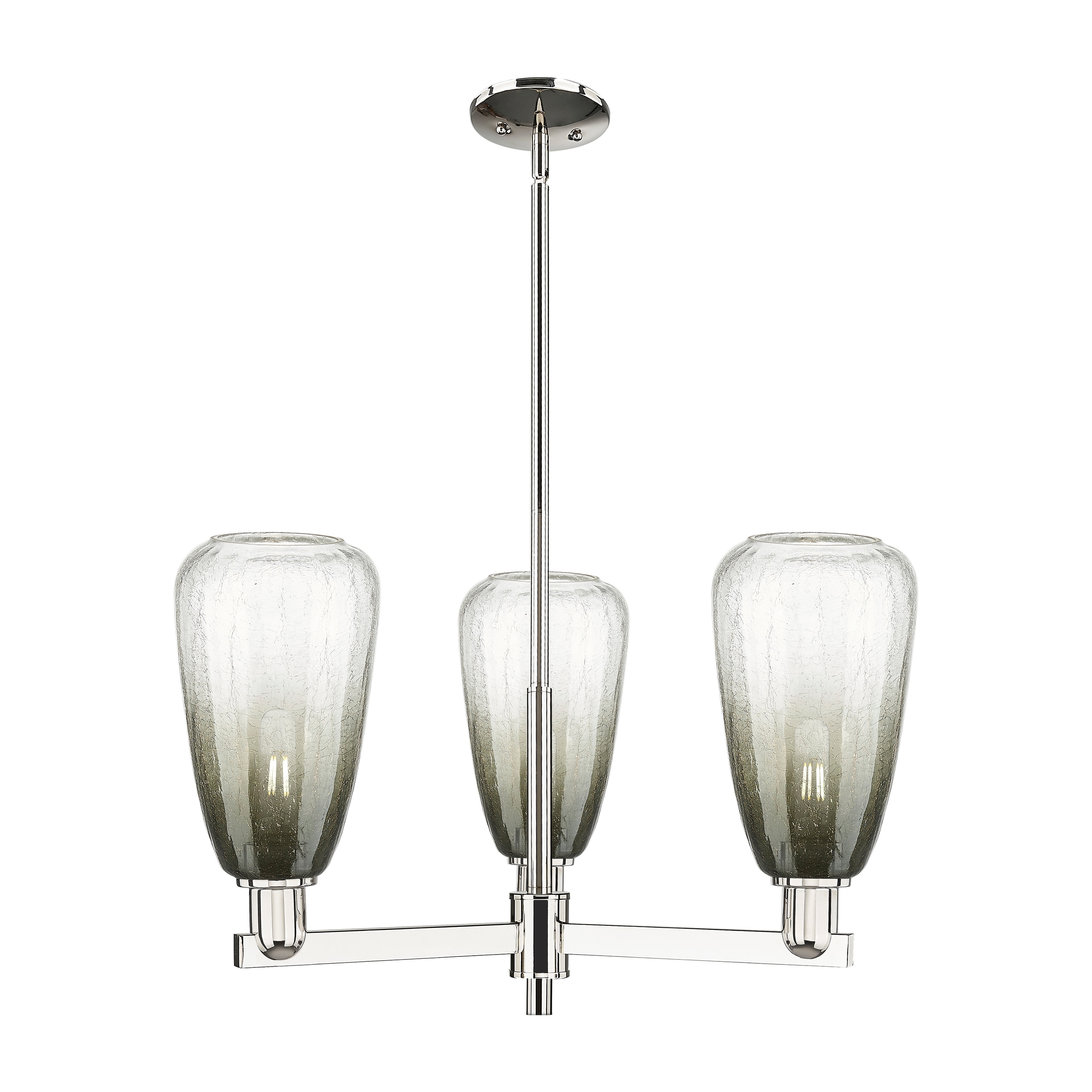 Innovations Lighting Downtown Urban - Brookhaven Almond - 3 Light 18" Stem Hung Chandelier