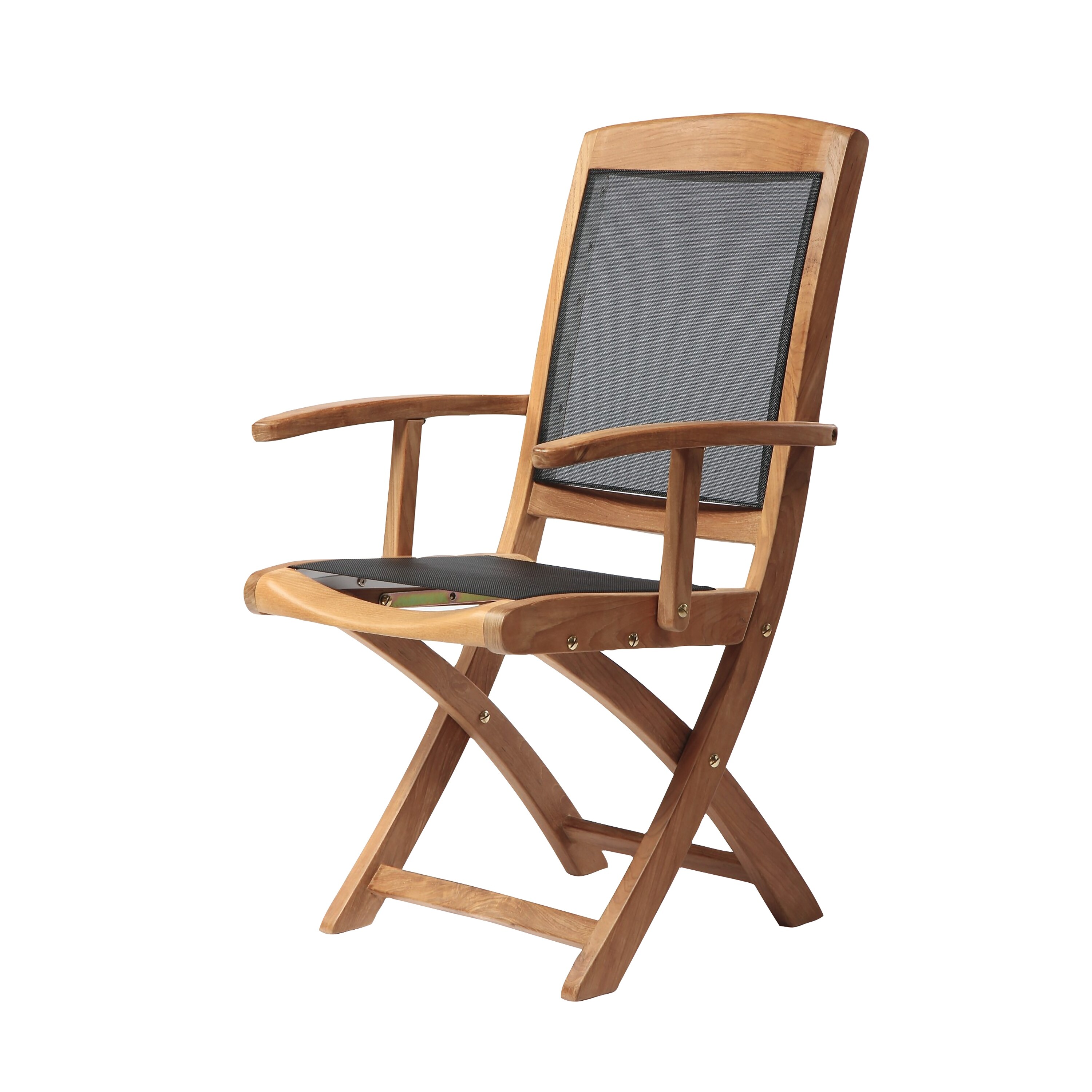Bare Decor Vega Golden Teak Wood Outdoor Folding Chair Set of 2 On Sale Bed Bath Beyond 11684408