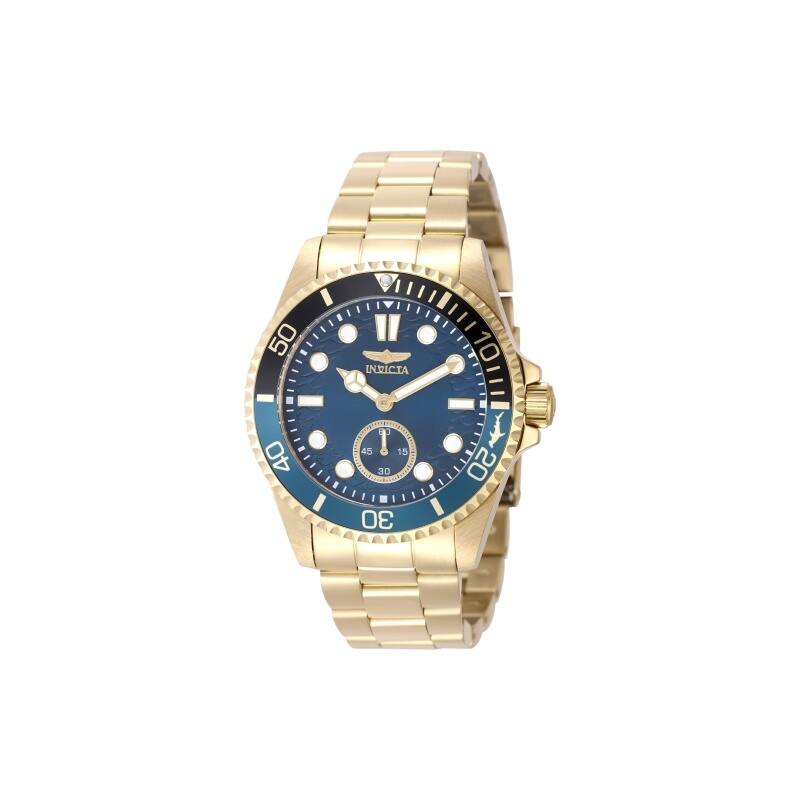 Invicta Men's 49435 Pro Diver Quartz VD78 Blue Dial Watch