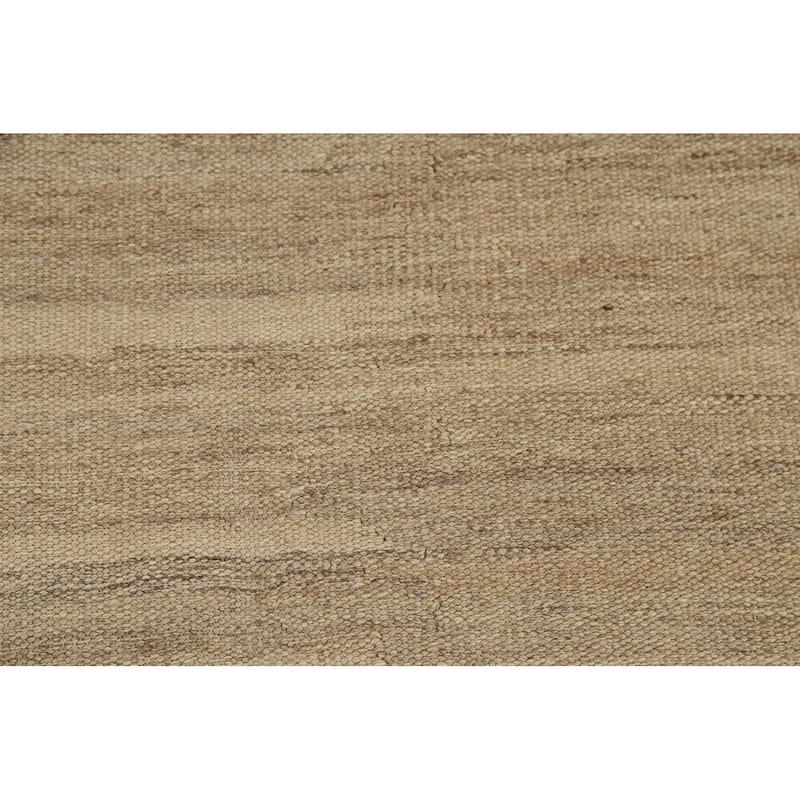 Nomadic Hand-Woven Kilim Persian Vintage Rug Hand-Knotted Wool Carpet - 4'10"x 6'6"