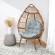 preview thumbnail 16 of 67, Humble + Haute Indoor Egg Chair Cushion (Cushion Only) 44 x 27 x 4 - Silver