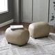 preview thumbnail 12 of 112, KINWELL 23" Wide Faux Leather Upholstered Ottoman Footrest, PU Entryway Footstool