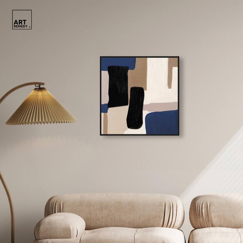 Blue Quietude I Canvas by Art Remedy