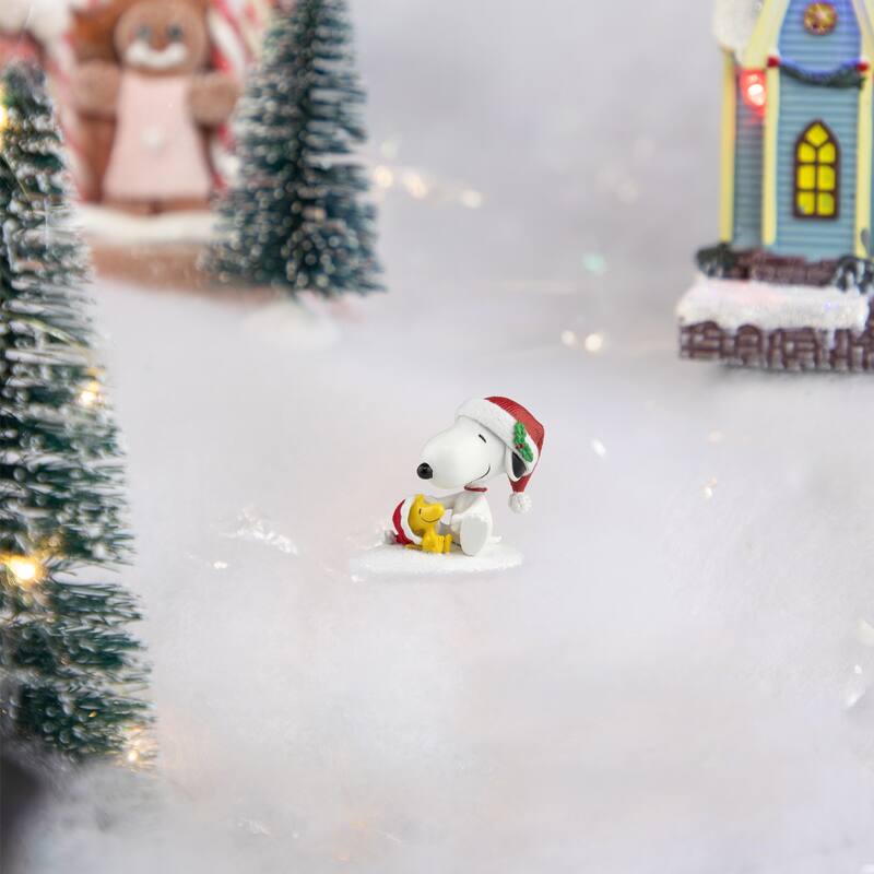 Dept 56 Happy Holidays Snoopy and Woodstock Christmas Figure