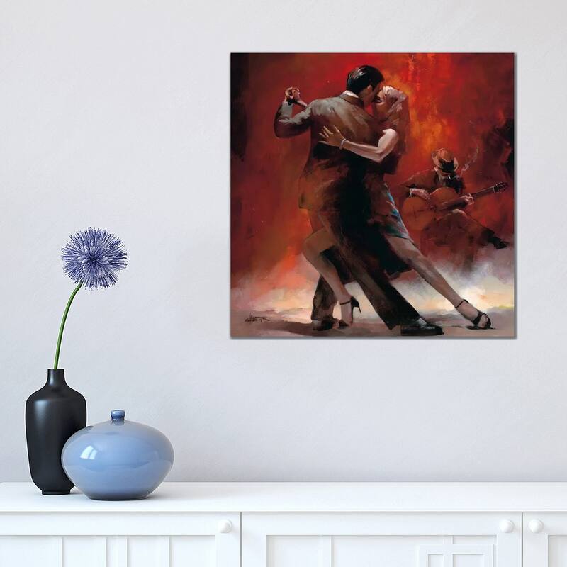iCanvas "Tango Argentino II" by Willem Haenraets Canvas Print - 18x18x1.5