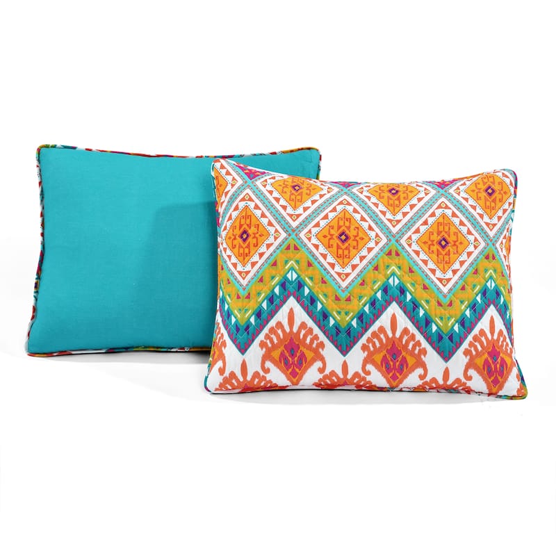 Lush Decor Boho Chevron 3 Piece Quilt Set