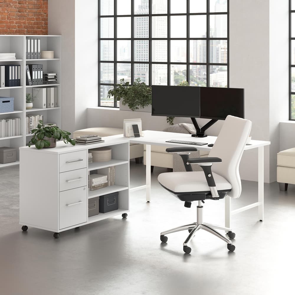 Bush Business Furniture Hustle 60W x 30D Computer Desk with Storage
