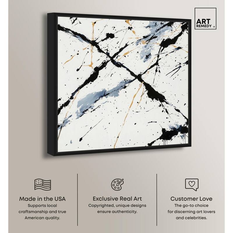 Splintered Impact II Canvas by Art Remedy