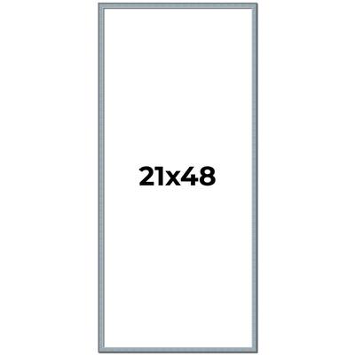 21x48 Frame Rustic Sky Blue Solid Wood Picture Frame | 0.75 Inch