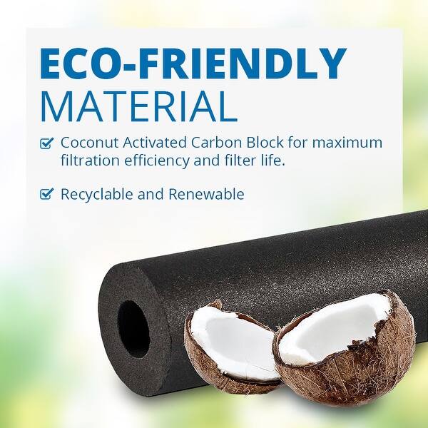 Replacement Water Filter For Kitchenaid Krfc302ess Refrigerator Water Filter By Aqua Fresh 3 Pack Green Overstock 21360319