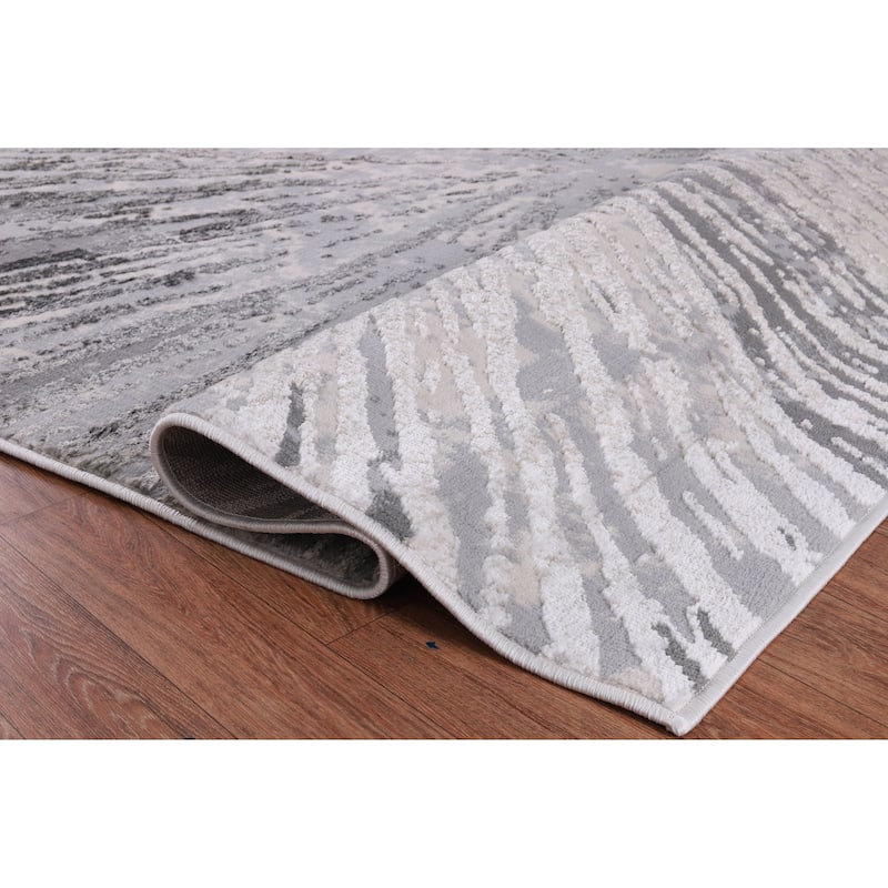 Ilios Collection Abstract Starburst Rug