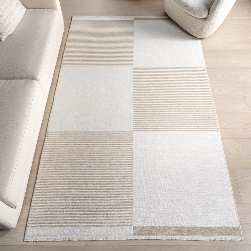 Nuloom Moxie SuperiorWash Geometric Machine Washable Area Rug