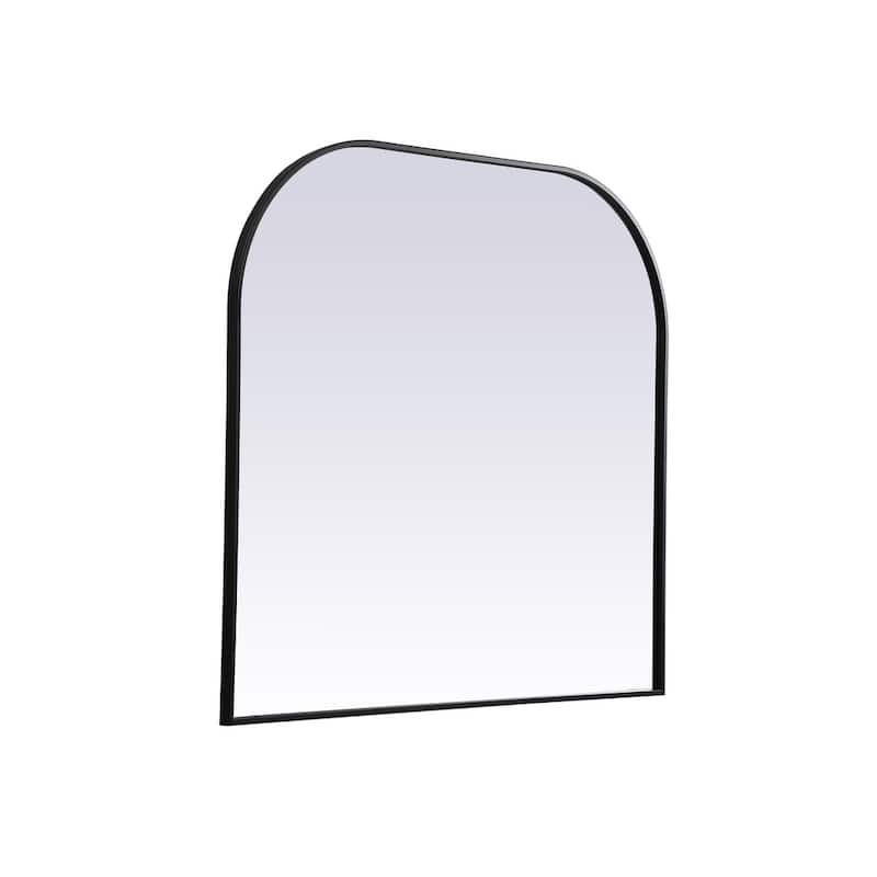 Indigo Home Metal Frame Arch Mirror 40x38 Inch