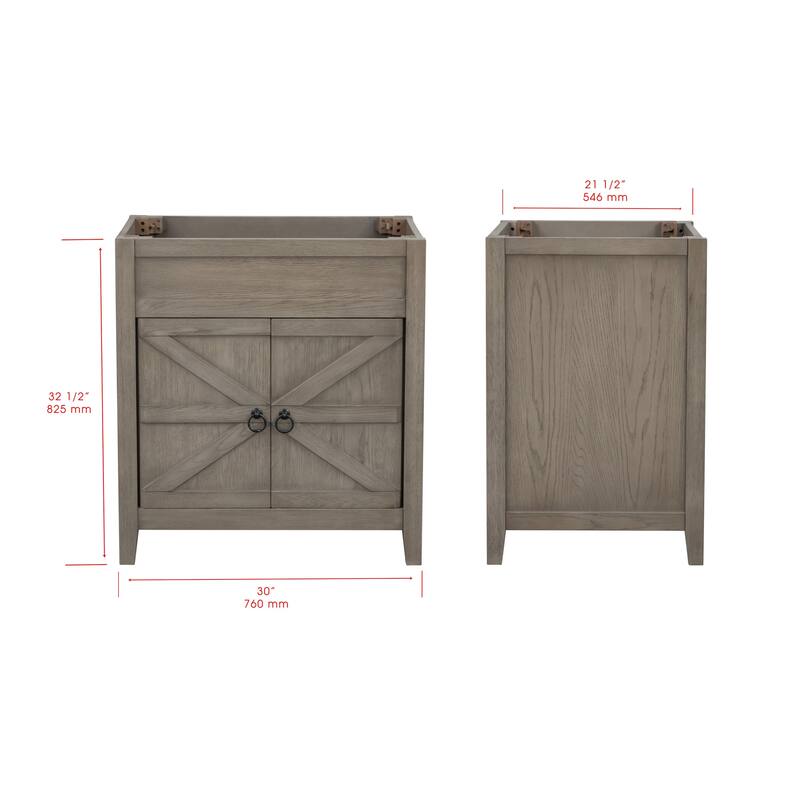 30'' Seward Bathroom Vanity Base - 30 L x 21.4 D x 32.8 H