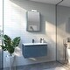 preview thumbnail 33 of 39, Margi 32" Wall-Mount Bathroom Vanity & Basin Set - Stripes