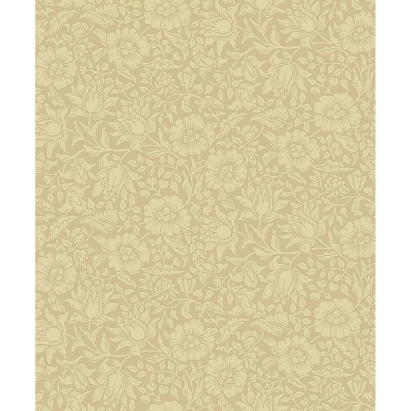 A-Street Prints Mallow Butter Floral Vine Wallpaper