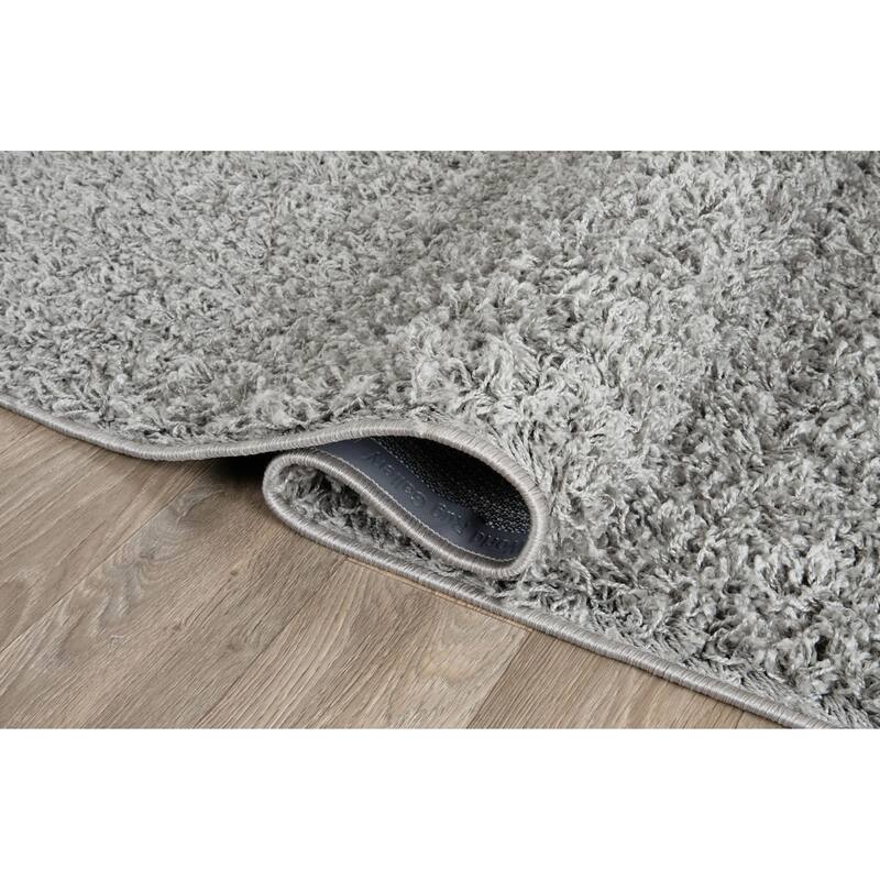 World Rug Gallery Contemporary Solid Cozy Plush Shag Area Rug