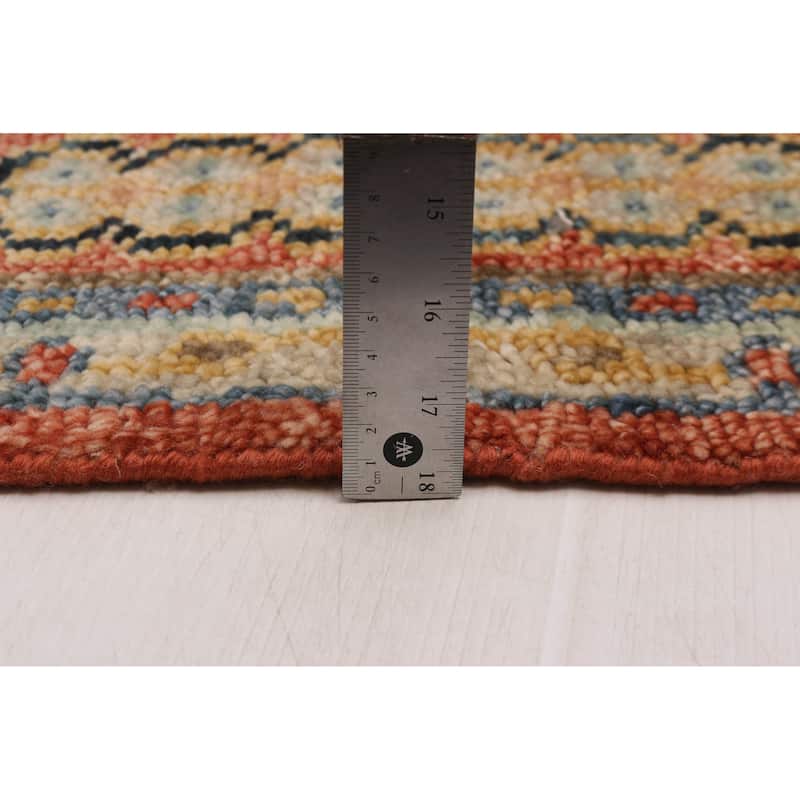 ECARPETGALLERY Hand-knotted Jules Serapi Red Wool Rug - 8'1 x 9'9