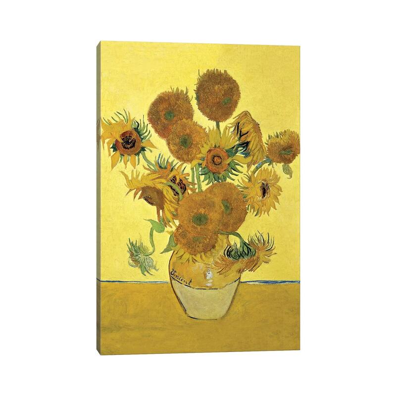 iCanvas "Sunflowers (Fourth Version), 1888 " by Vincent van Gogh Canvas Print