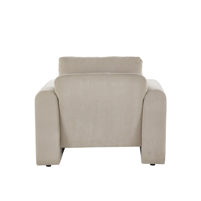Platt Rounded Arm Chenille Upholstery Accent Chair by iNSPIRE Q Modern