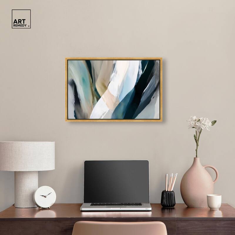 Sweeping Forms II Canvas by Art Remedy