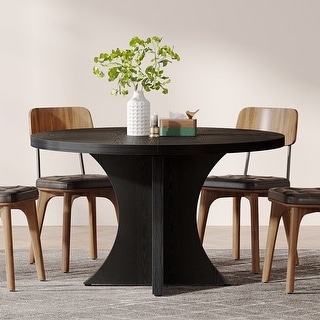 47.24-Inch Round Dining Table for 4-6