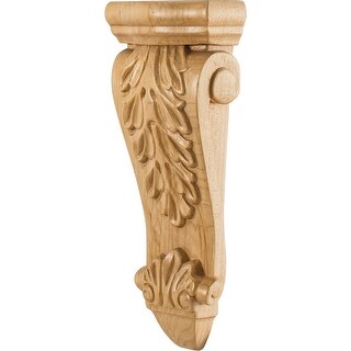 Hardware Resources Corbel with Acanthus Styling, 10"H x 4-1/2"W x