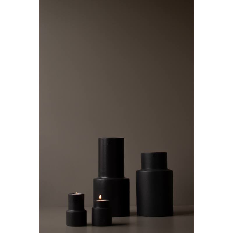 Sm. OBLONG Vase Cast Iron - Cast Iron