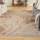 preview thumbnail 31 of 29, Nourison Astra Machine Washable Indoor only Abstract Area Rug 6' 7" x 9' - Beige