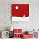 preview thumbnail 6 of 8, Starry Night red-Premium Gallery Wrapped Canvas - Ready to Hang - Multi-Color