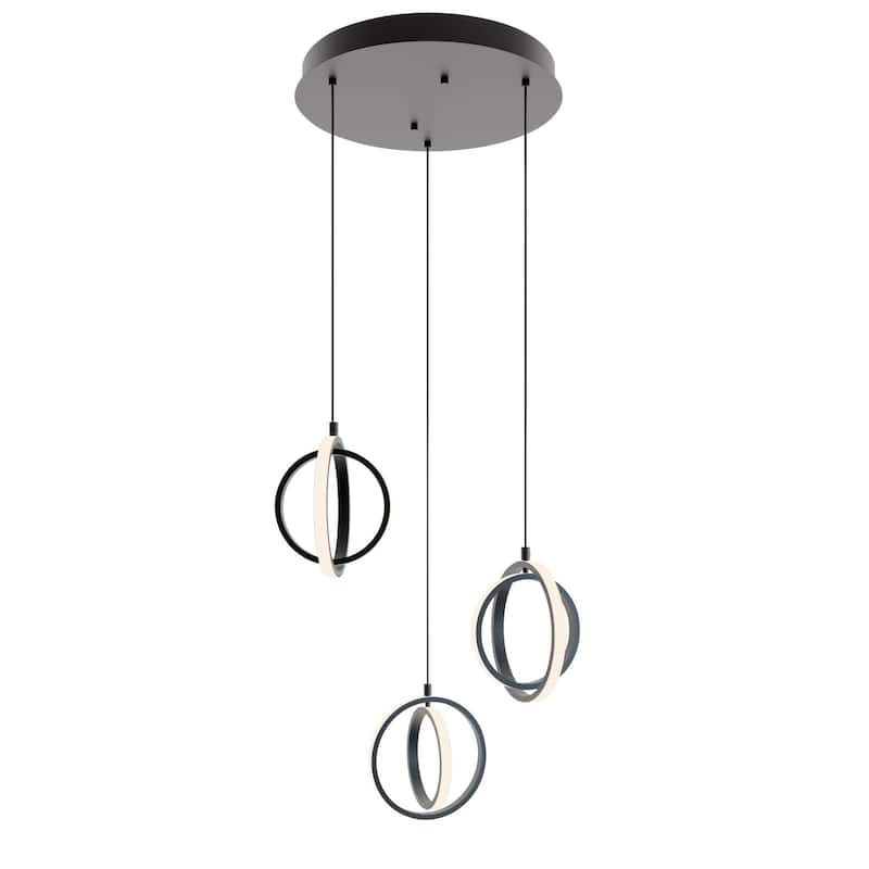 AFX LCKP09L30D1RND3 Lock 23" Wide LED Multi Light Pendant