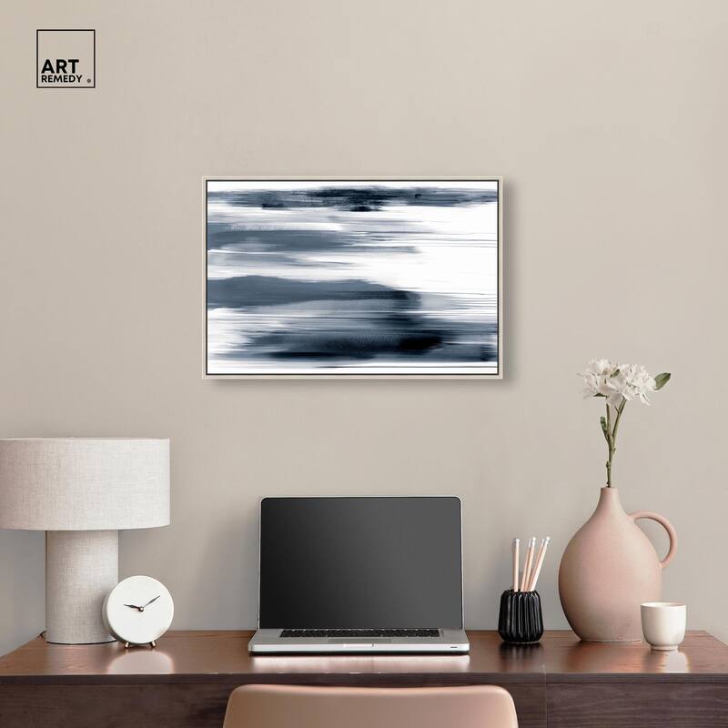 Blue Mirage Canvas by Art Remedy