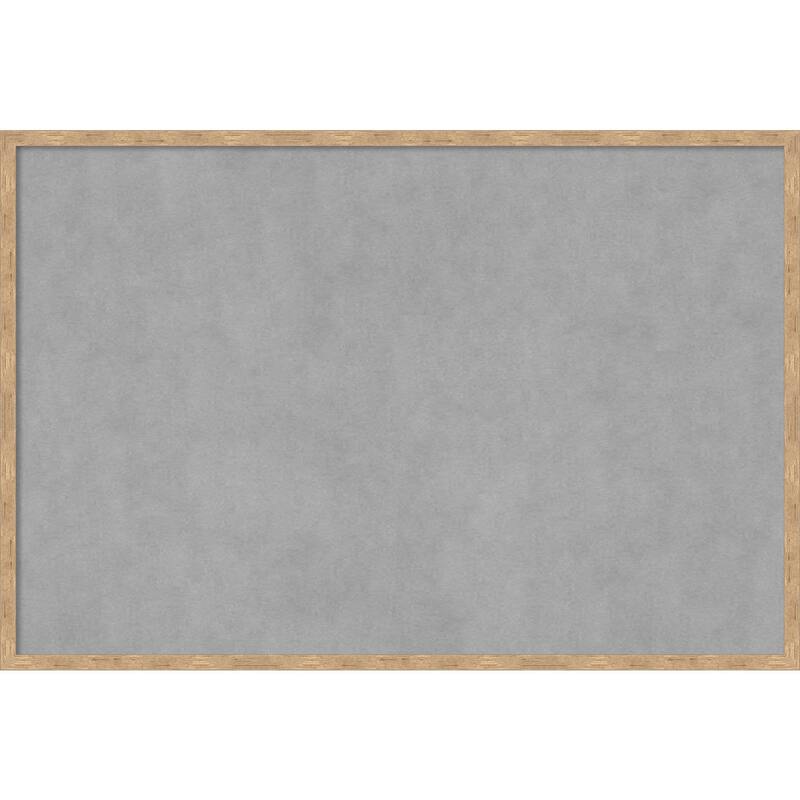 Amanti Art Imprint Light Bronze Framed Magnetic Board