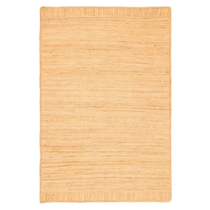 ECARPETGALLERY Flat-Weave Palas Denizli Tan Jute Rug - 5'3 x 7'10
