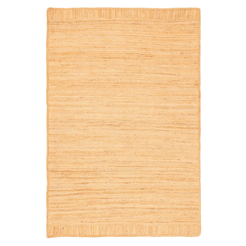 ECARPETGALLERY Flat-Weave Palas Denizli Tan Jute Rug - 5'3 x 7'10